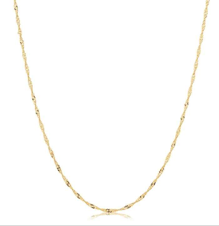 9KT Gold Singapore Chain 45cm