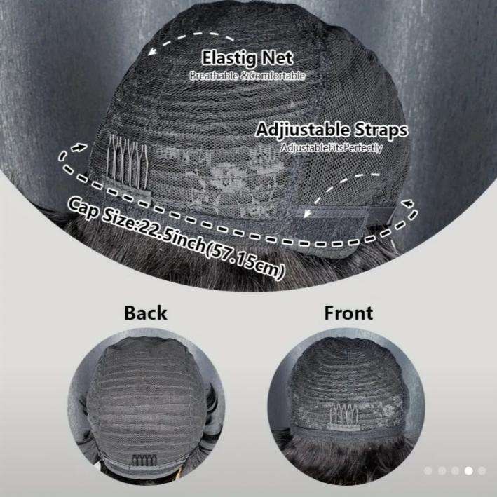 Brazilian Human Hair Pixie Wig | Grade 13A PLUS Free Gift