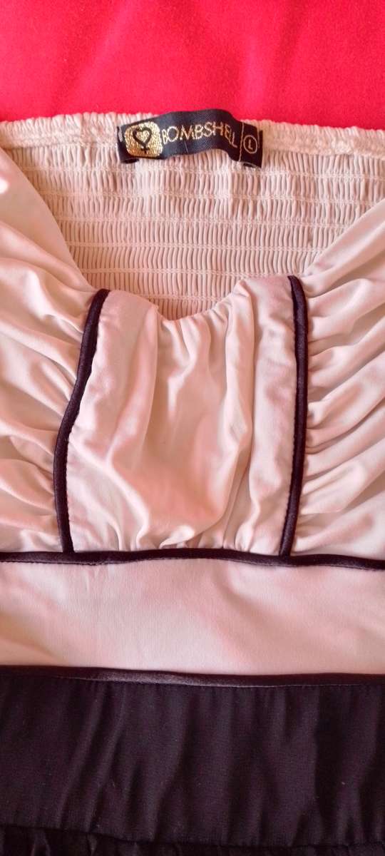 Pre-loved Strapless Mini Cocktail Dress YDE - LARGE