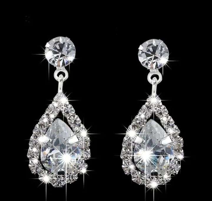 S925 Silver Filled Sparkling Jewellery Set