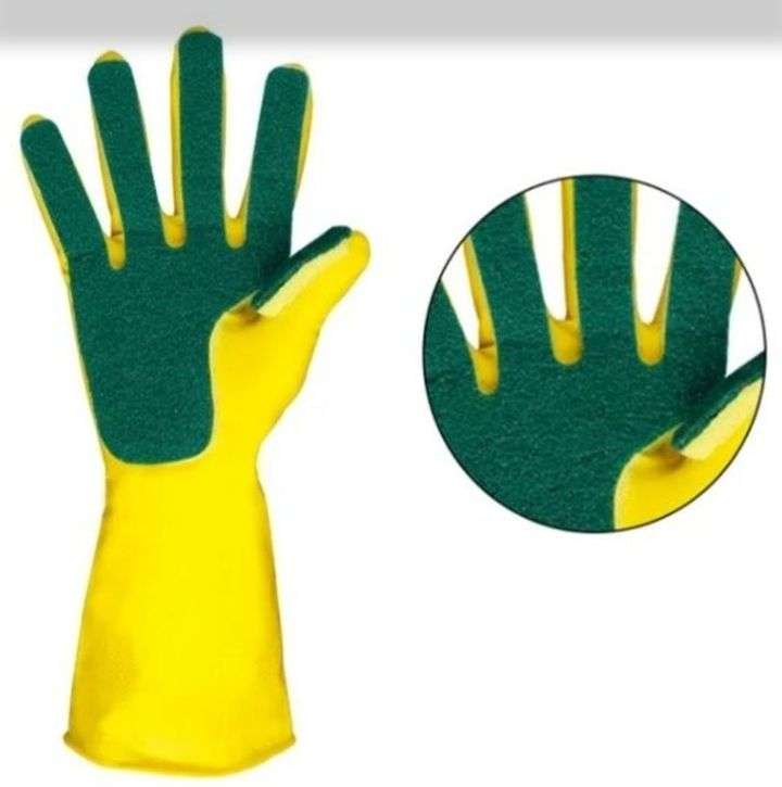 Kitchen Scrubbing Scourer Cleaning Gloves