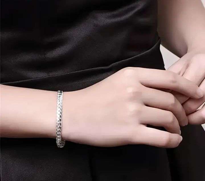 Elegant S925 Sterling Silver Filled Bracelet