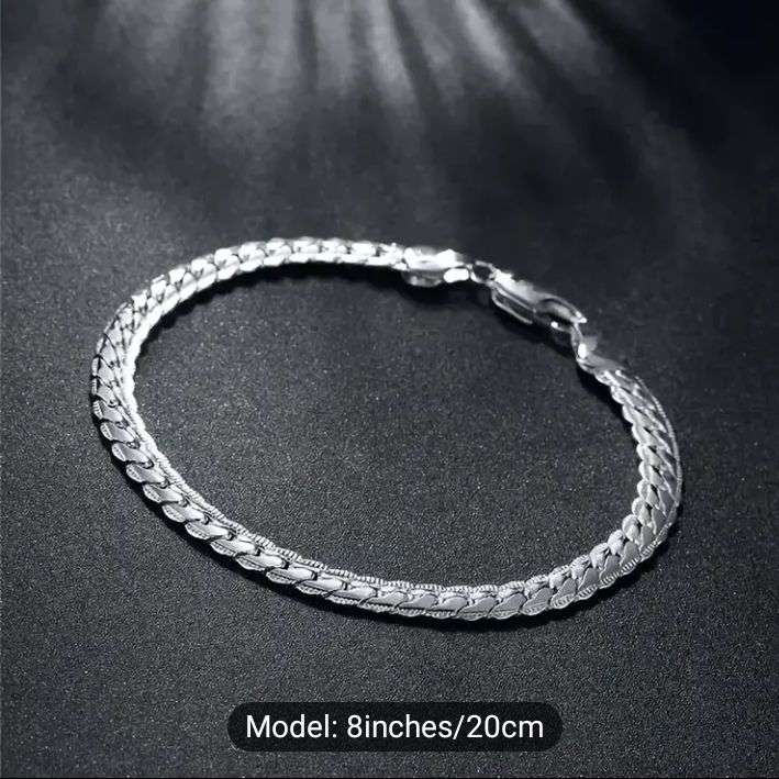 Elegant S925 Sterling Silver Filled Bracelet