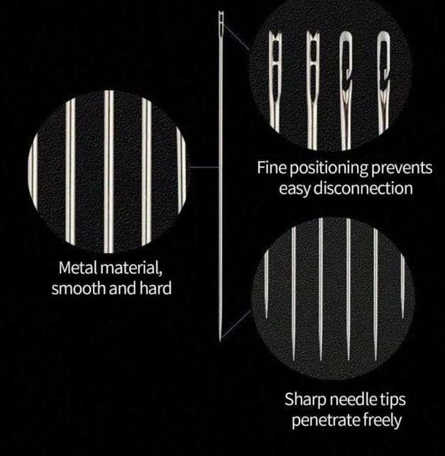 30 Piece Self Threading Hand Sewing Needle Set in Container