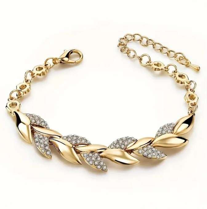 Golden Cubic Zirconia Bracelet