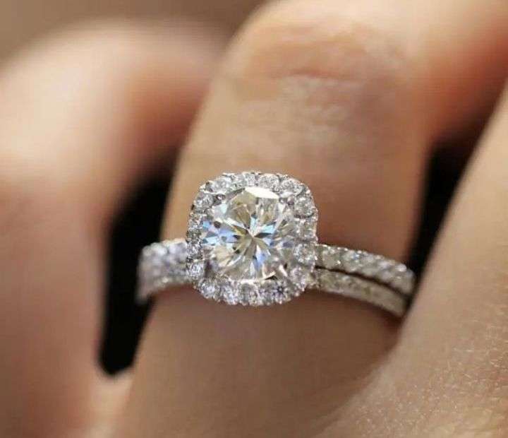 S925 Sterling Silver Filled Ring Set | Size 8