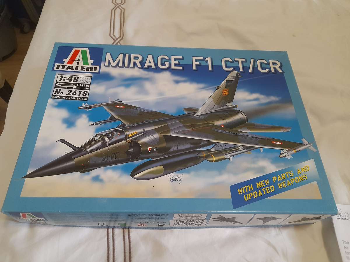 ITALERI 1/48 MIRAGE F1 CT/CR 2618 PLASTIC MODEL AIRCRAFT KIT