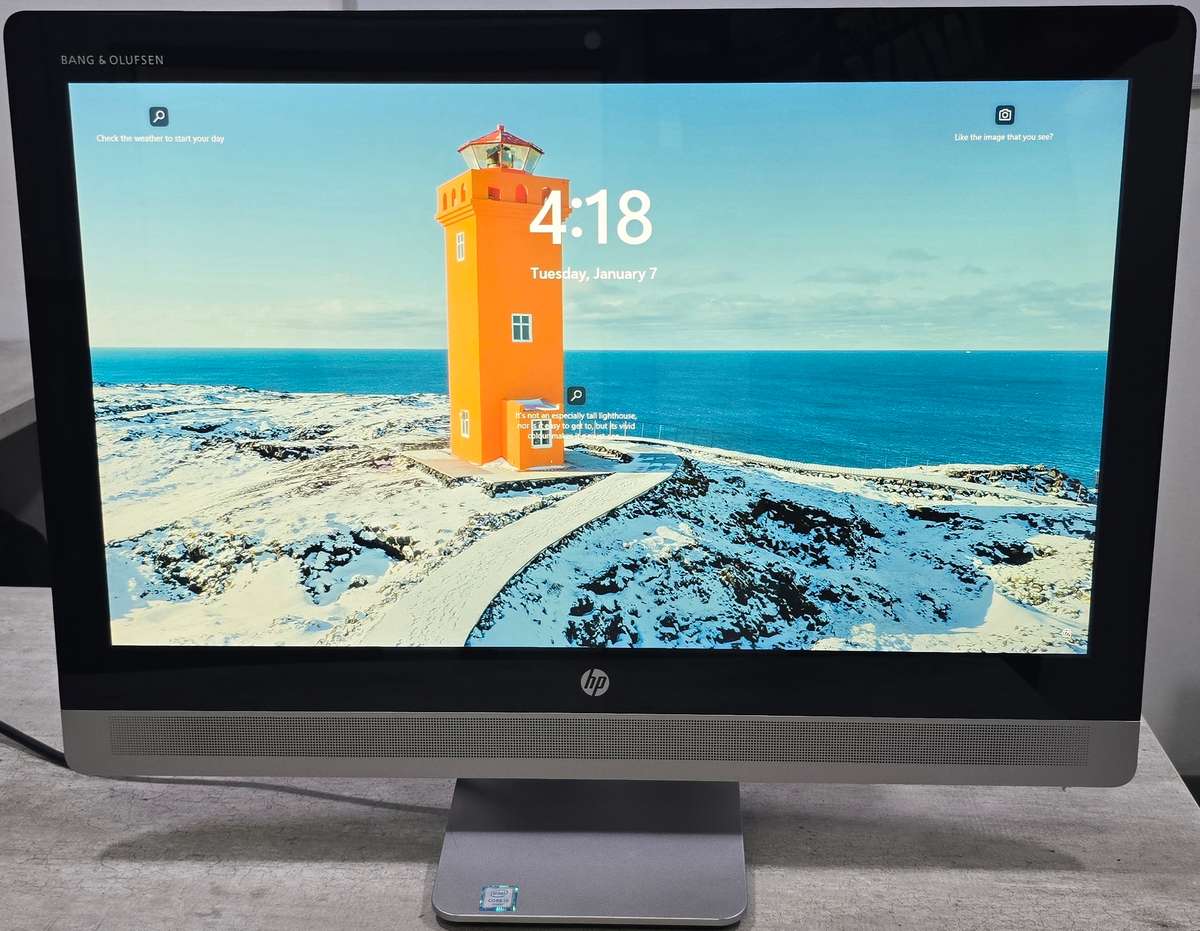 HP EliteOne 800 Touchscreen All In One PC | Quad Core i7, 16GB Ram, 256GB SSD | Full HD Touchscreen