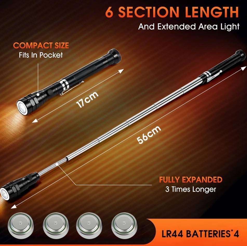 Universal Magnetic Extendable Torch