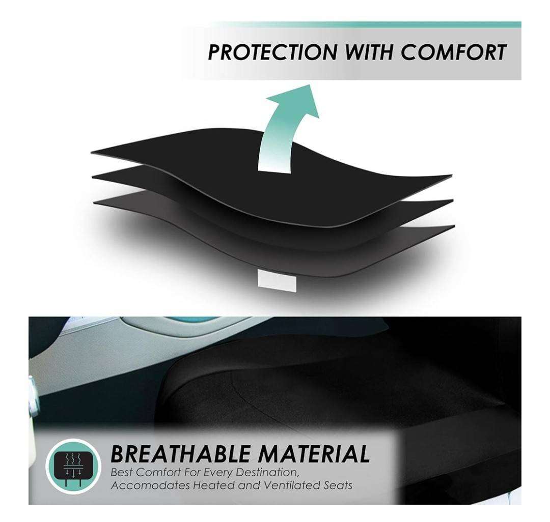 Universal Fit 6pc Front 2 / Bakkie Seat Fabric Covers