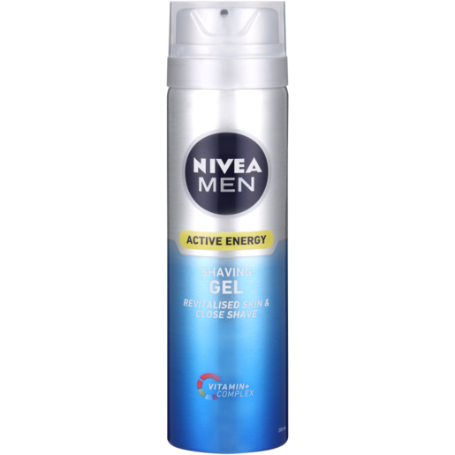 4 x Nivea Active Energy Shaving Gel (200ml)