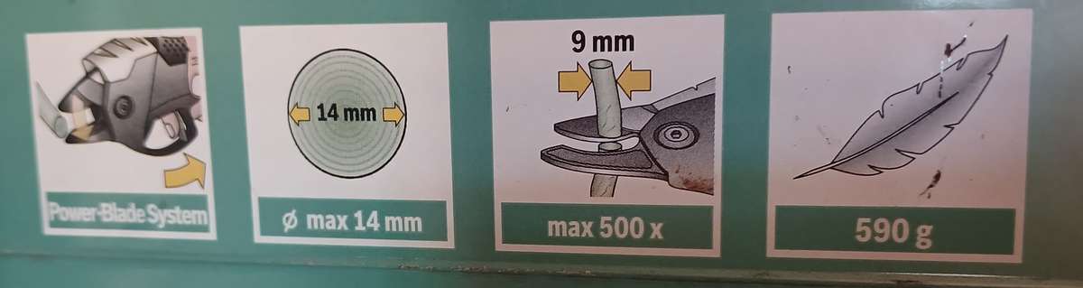 Bosch Ciso Cordless Garden Pruner (Display)