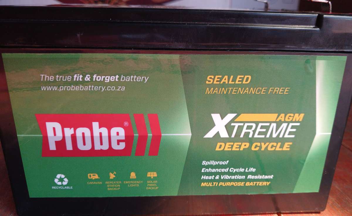 12V 12ah Probe Agm Xtreme Deep Cycle Battery
