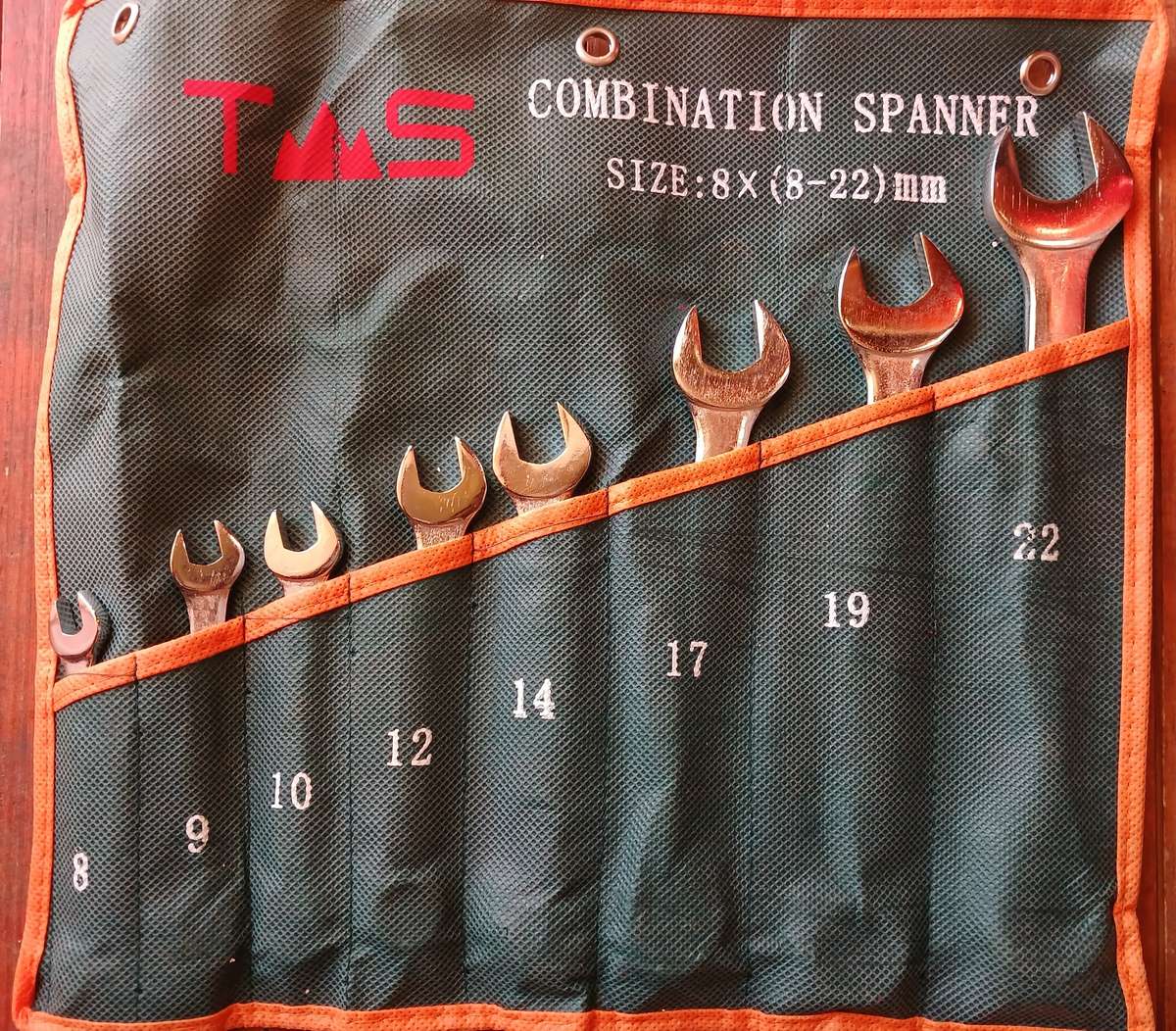 8 Piece Combination Spanner Set (8-22mm)
