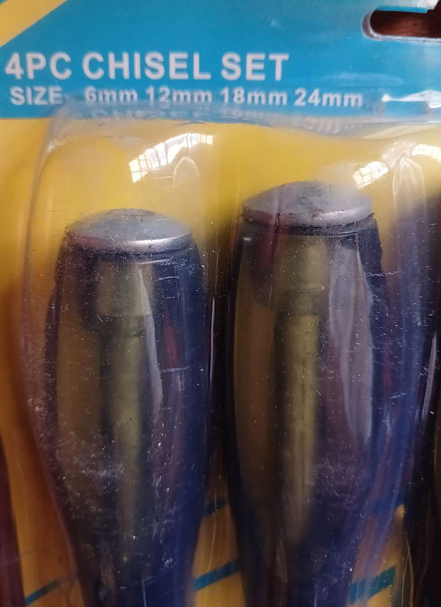 4 Piece Heavy Duty Wood Carv/Chisel Set