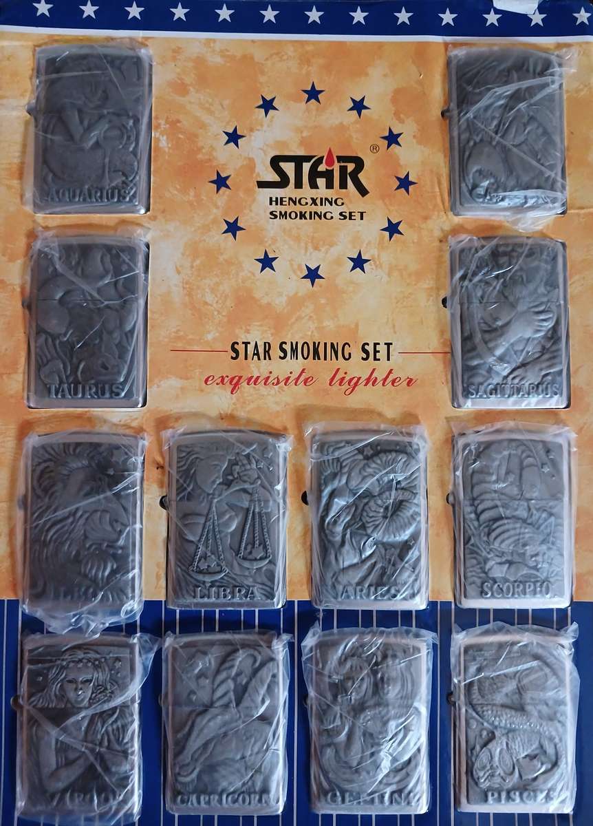 Horoscope Zippi Lighter Style (1 bid for all 12)