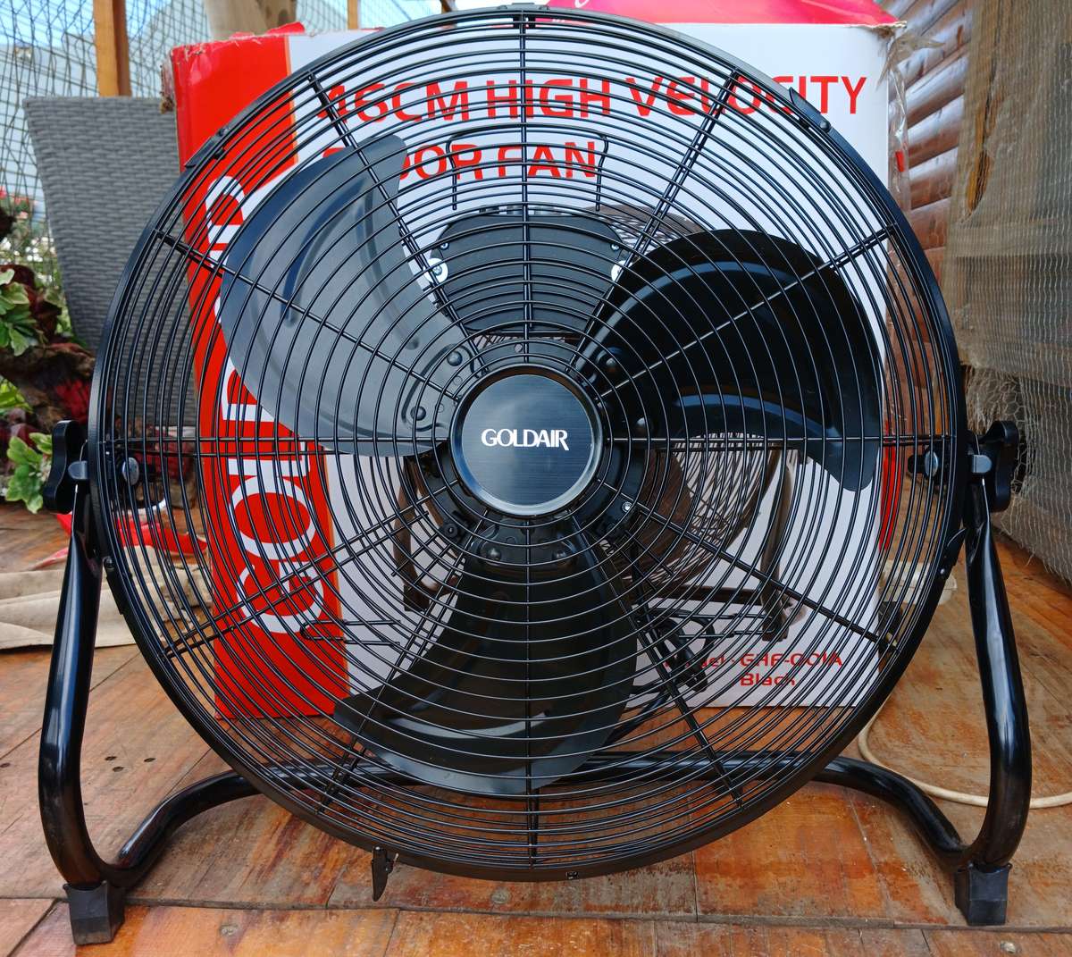 Display Unit - Package Wear - GOLDAIR 46cm HIGH VELOCITY FOOR STANDING FAN