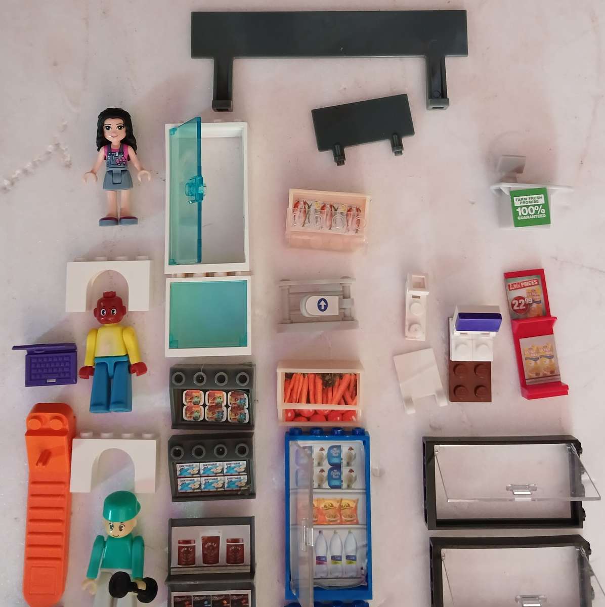 Checkers Lego Little Shop and Accessories