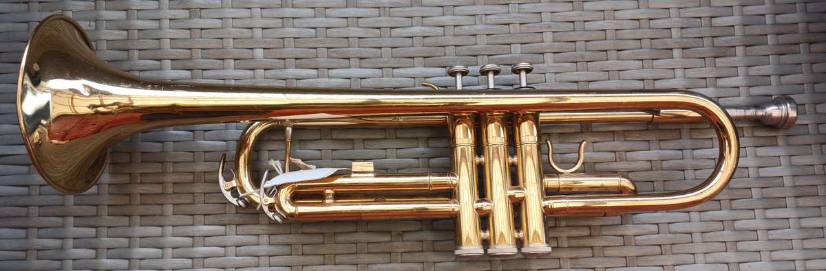 Mason Gold Trumpet with 7c Mouthpiece