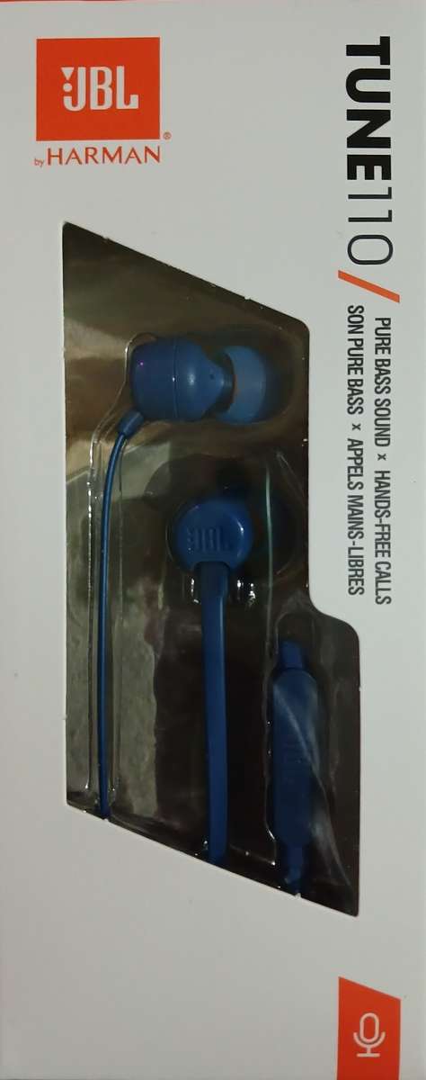 JBL by Harmon Tune 110 In-Ear Phones with One Touch Hands-free