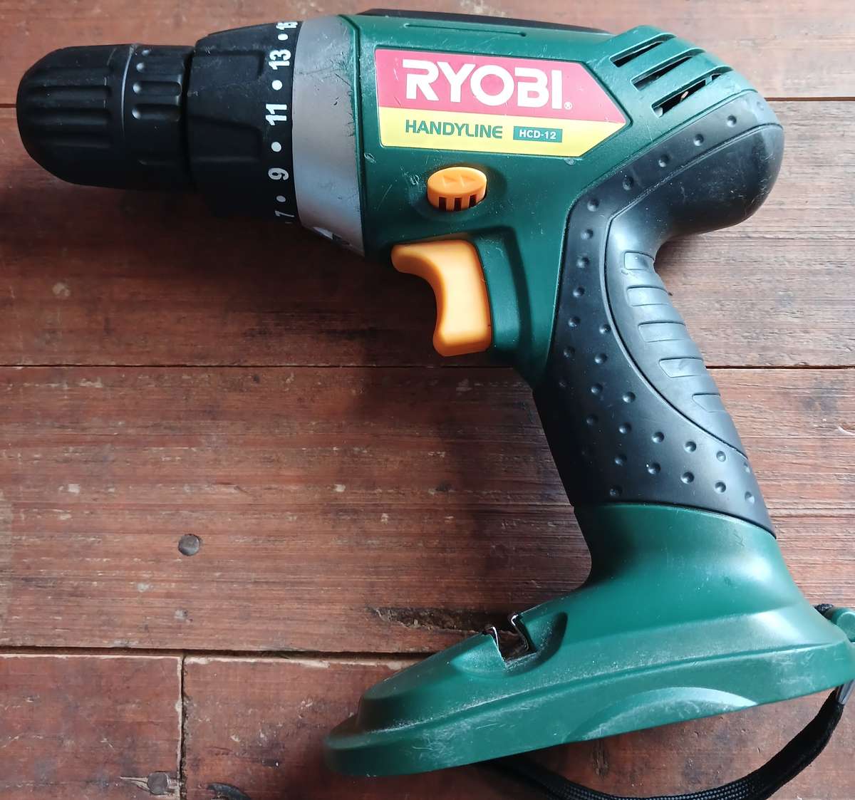 (Please Read - Cosmetics) Ryobi 12V Cordless Driver Drill (HCD-12) - Display - Box Wear