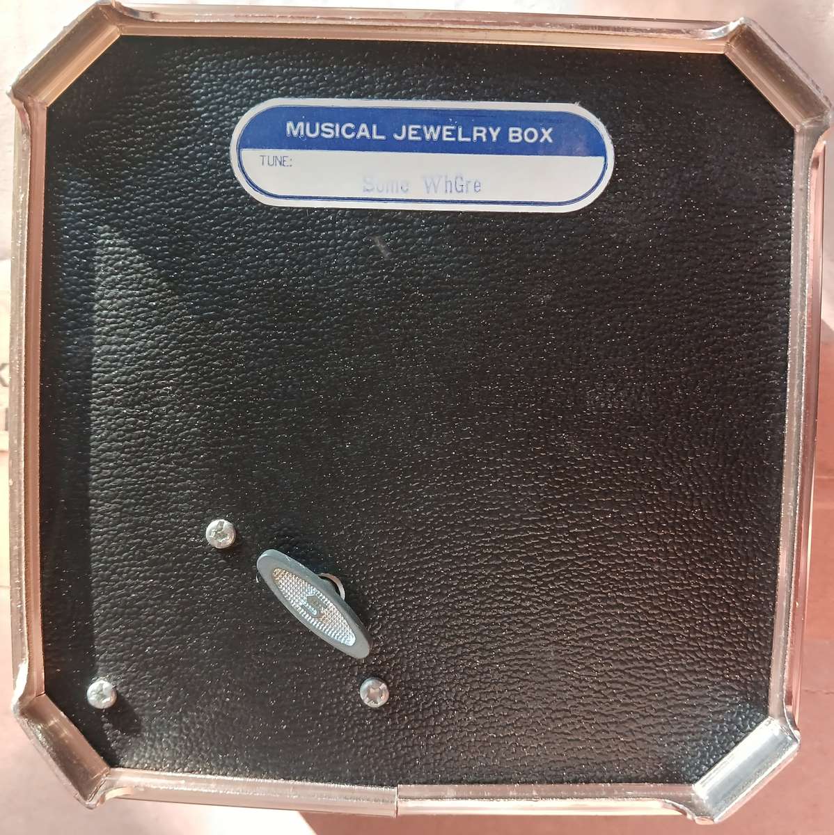 Green Velvet Musical Jewelry Box