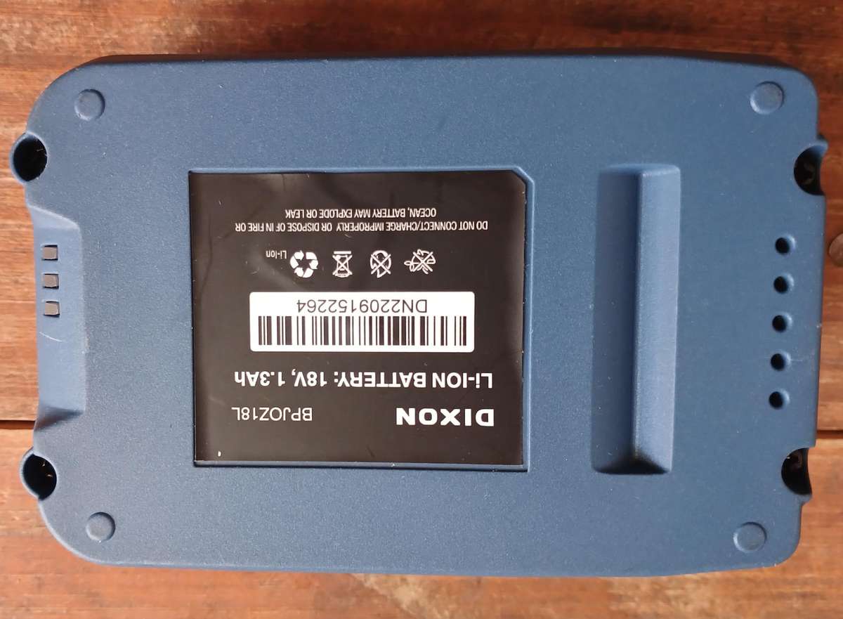 18v Dixon Lithium Rechargeable Battery