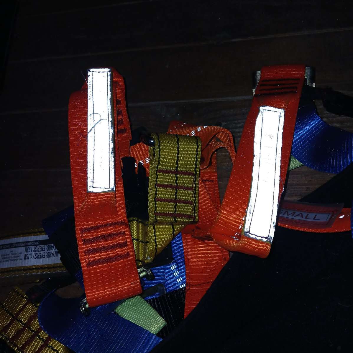 Full Body Safety Harnesses with Double Energy Absorbing Fall Arrest Lanyard and Belt) Small