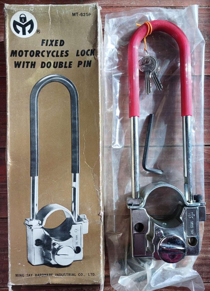 Fixed Double Pin Motor-cycle Lock