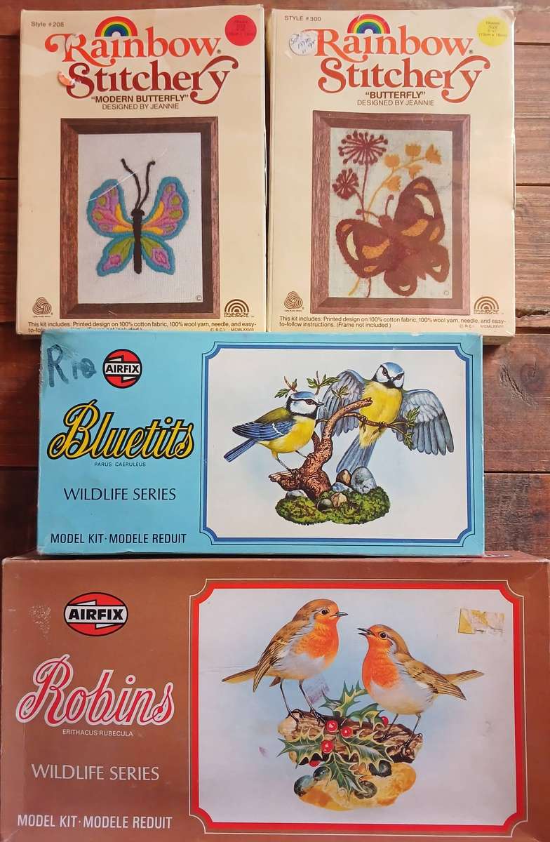 Airfix & Rainbow Stichery Arts & Crafts Collector models (bid for the lot)
