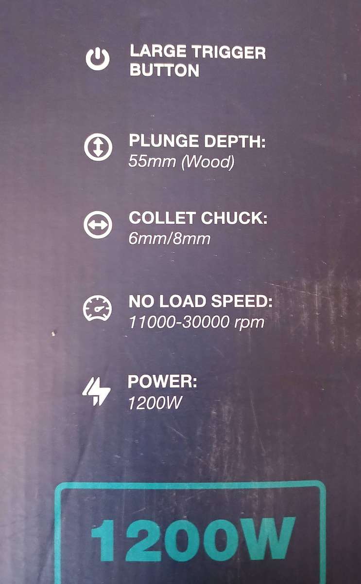 1200W Dixon Plunge Router