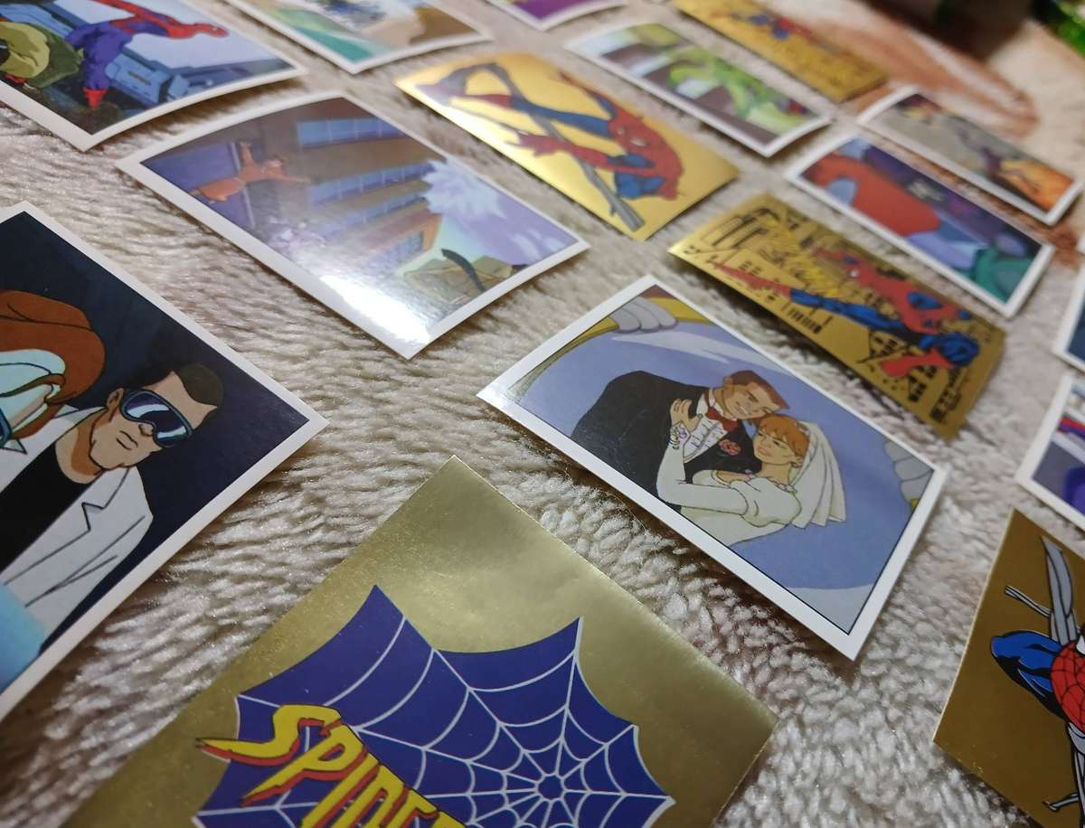 Spiderman Marvel 95' Collector Stickers (9 × 6pk) Plus 32pg Sticker Activity Book