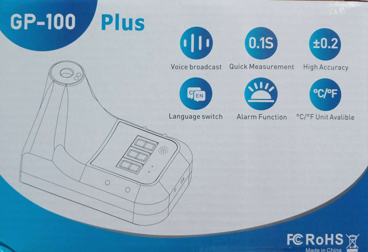 GP-100 Plus Wall Mount Voice Alert Thermometer