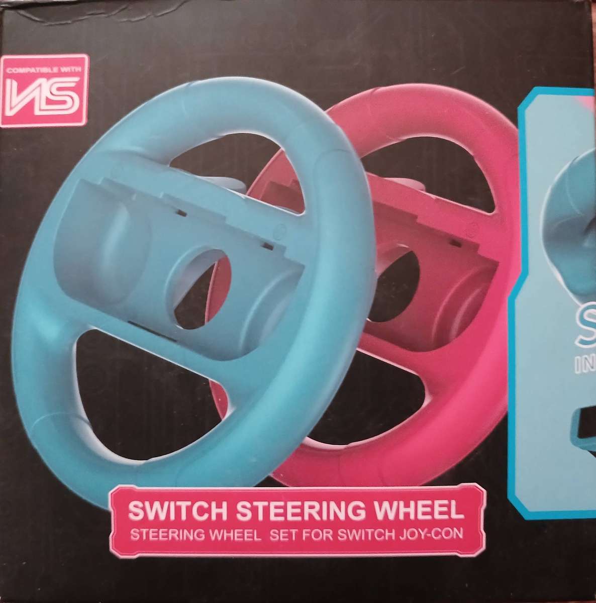 Nintendo Switch Steering Wheel Pack - Black