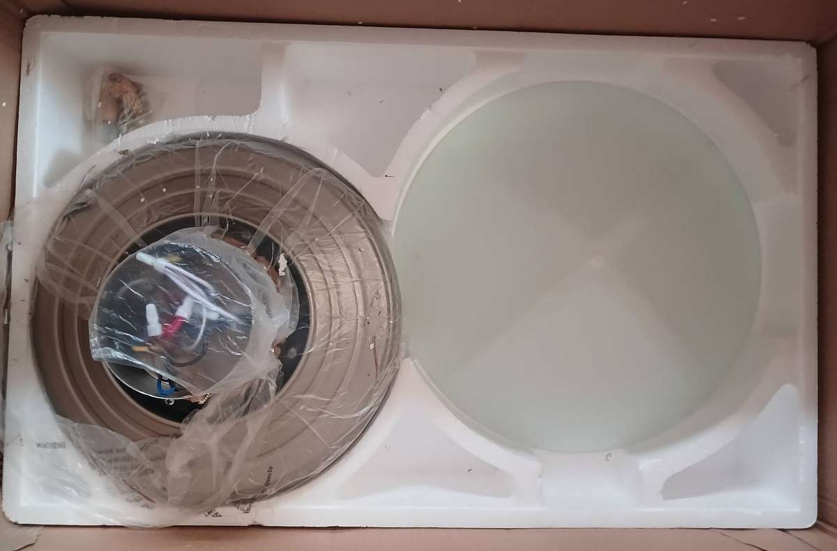 Cosmetics Glass Shade - Goldair 132cm/52` 5 Blade Ceiling Fan (GCF-521)