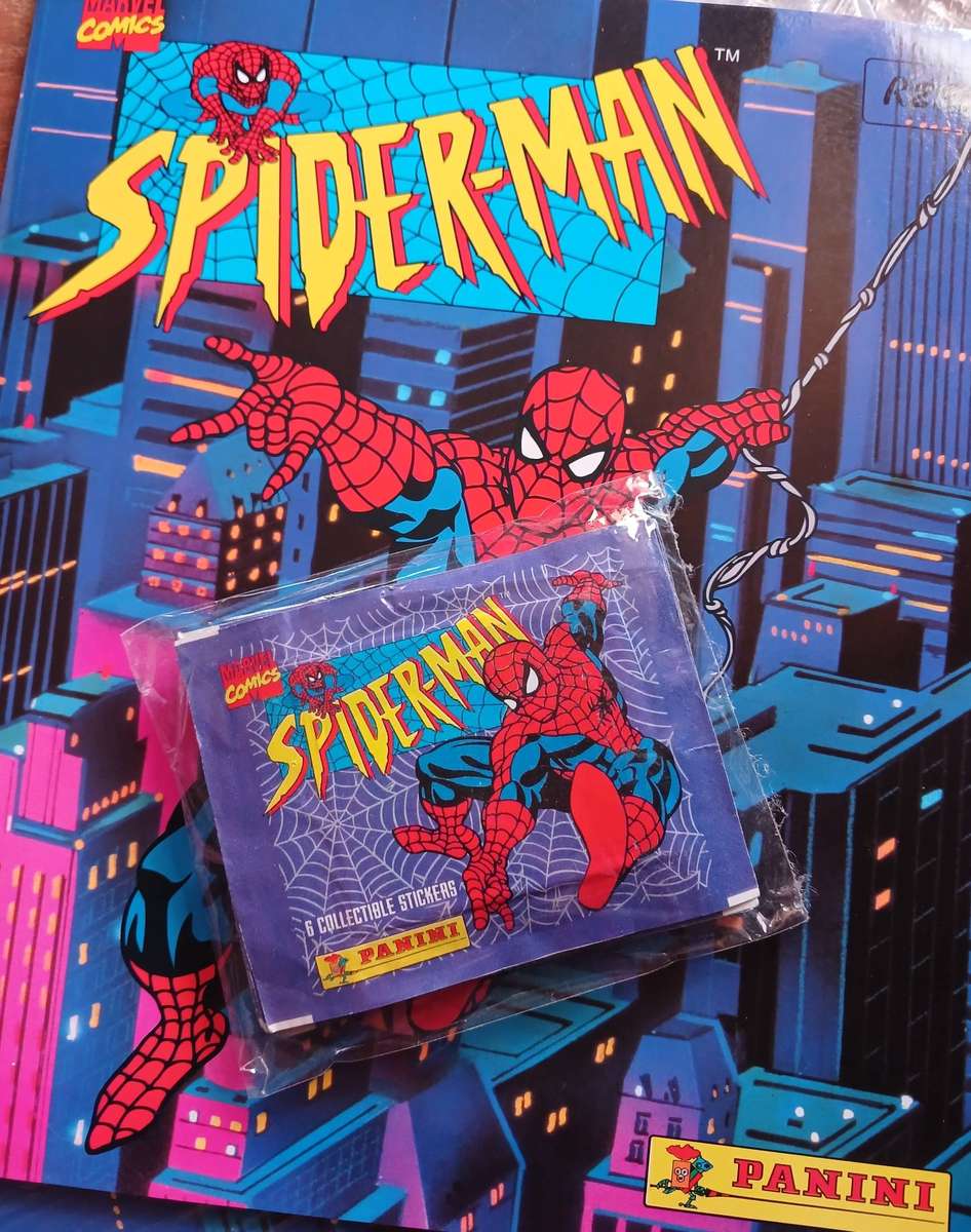 Spiderman Marvel 95' Collector Stickers (9 × 6pk) Plus 32pg Sticker Activity Book