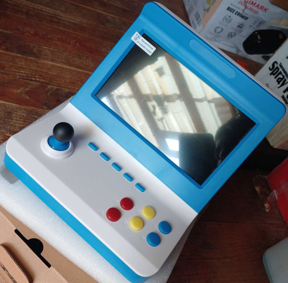 Rechargeable Game Console - Screen lines