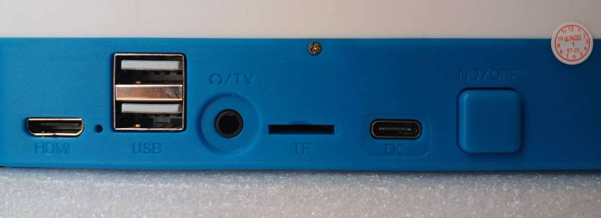 Rechargeable Game Console - Screen lines