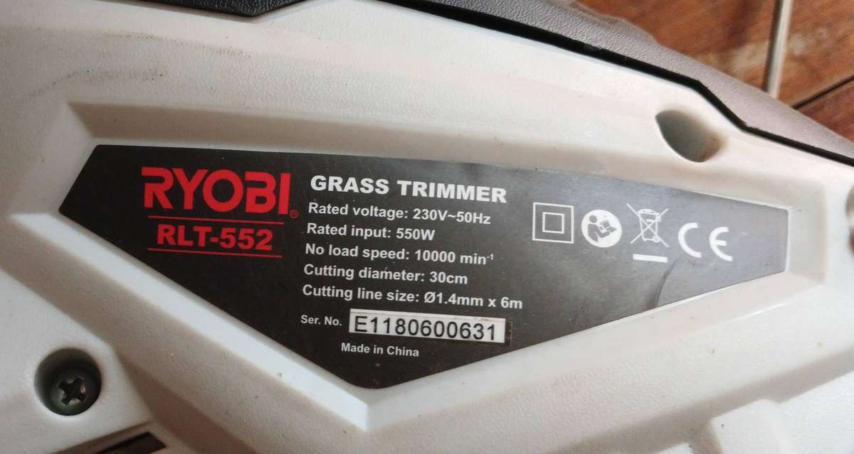 550w Ryobi Grass Trimmer - Needs Spool/Cover See Last Image