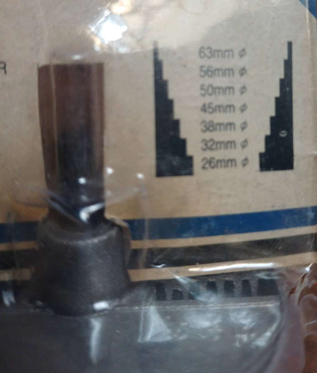 7 Piece Holesaw (26, 32, 38, 45, 50, 56 & 63mm)