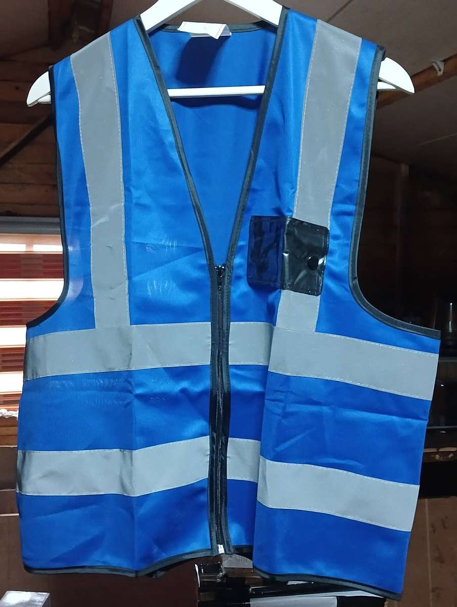 Reflective Safety Officer Re-usable Vests - 3 for 1 bid