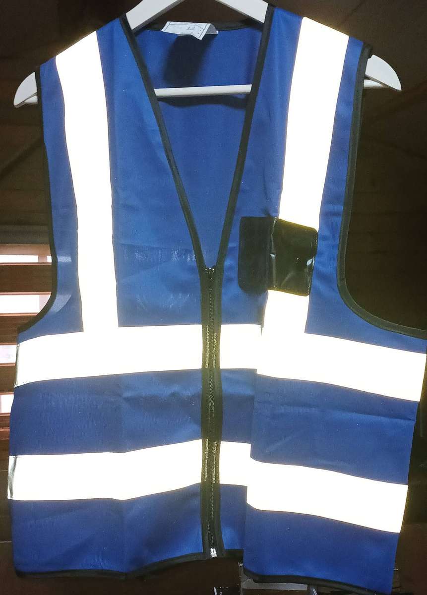 Reflective Safety Officer Re-usable Vests - 3 for 1 bid
