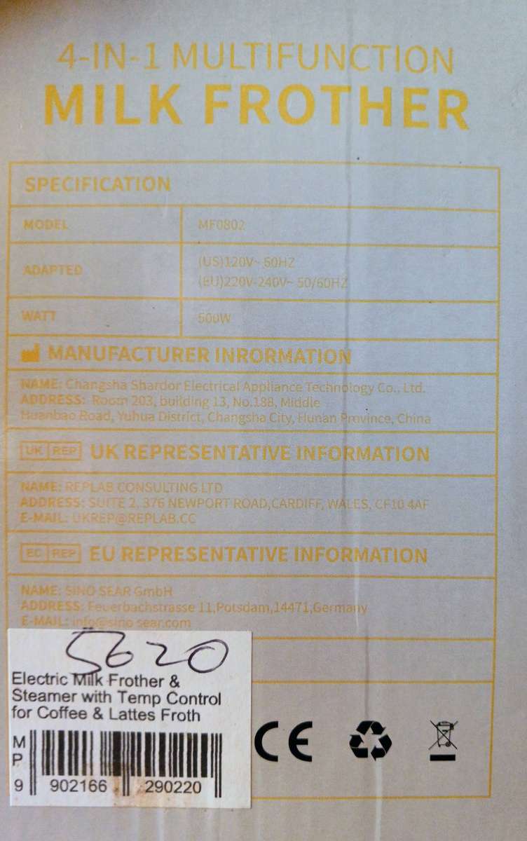 4 in 1 Digital Milk Frother