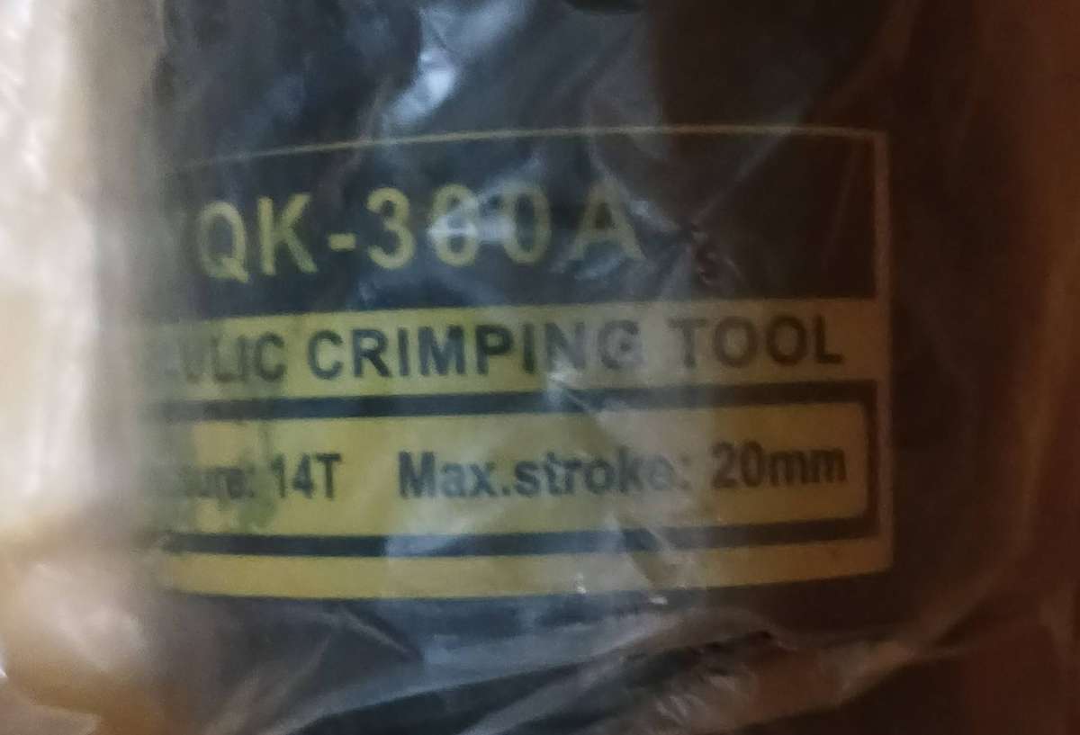 14 Ton 20mm Hydraulic Crimper