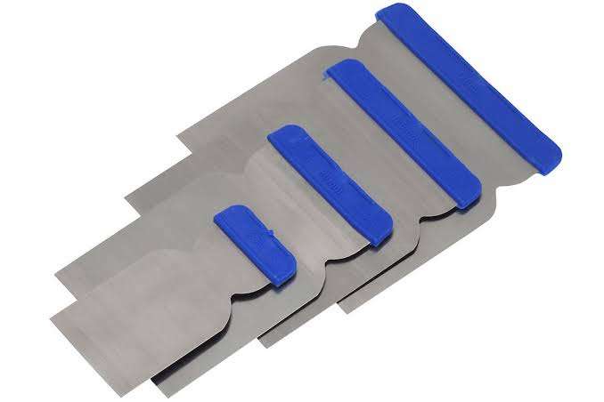 4 piece Japanese Type Stainless Steel Putty Knife (Bid for 2 packs)