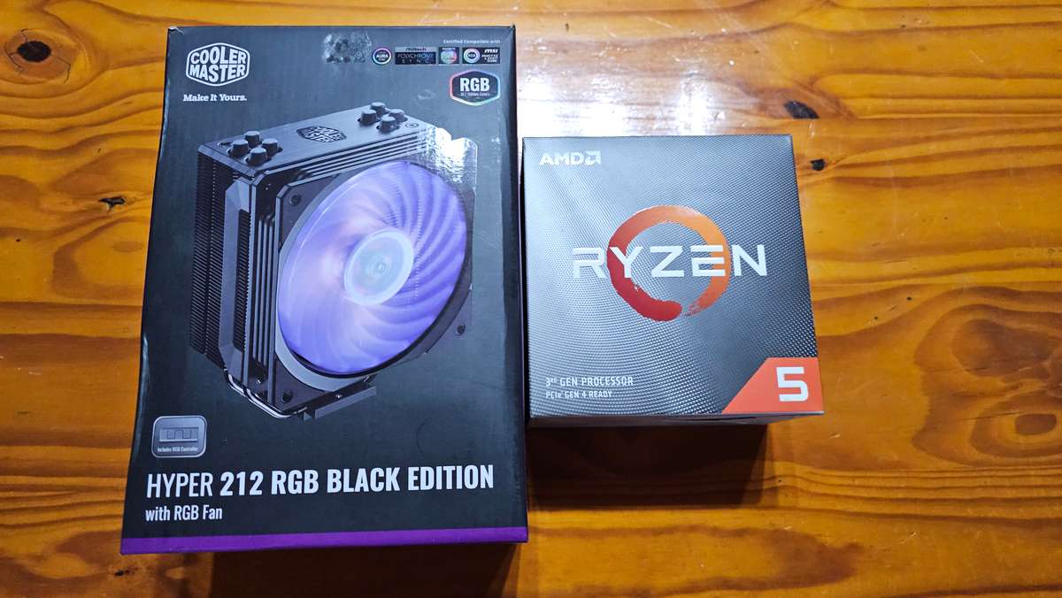 AMD Ryzen 5 3600 + Cooler Master Hyper 212 Black Edition