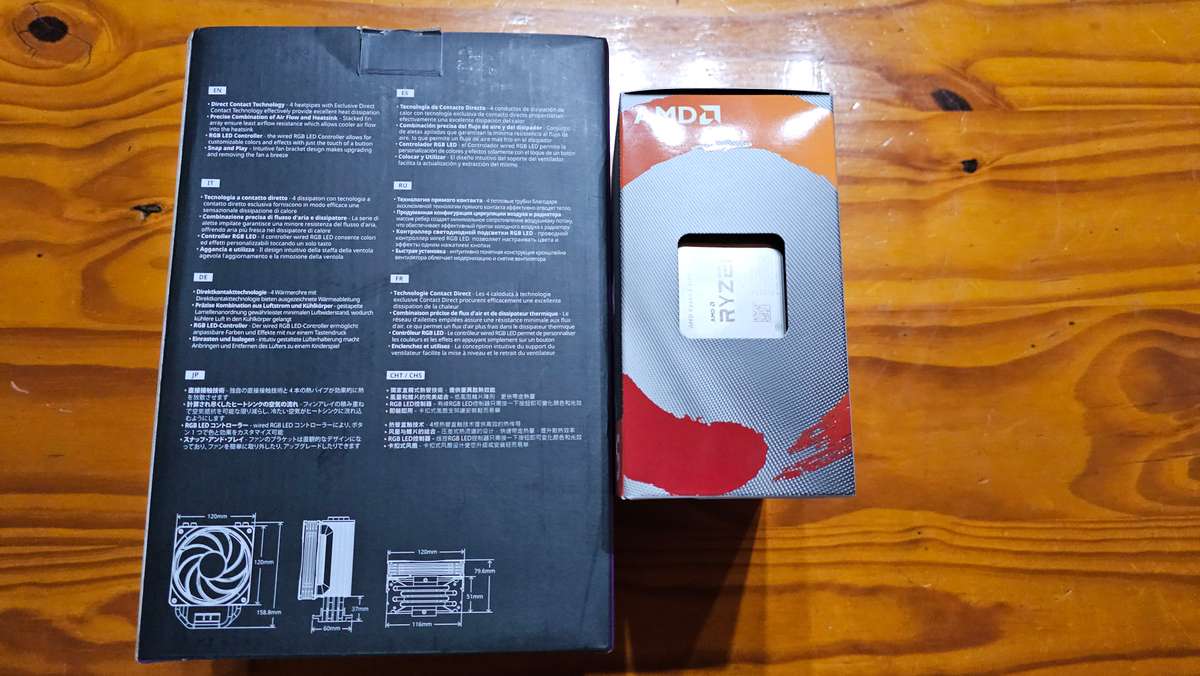 AMD Ryzen 5 3600 + Cooler Master Hyper 212 Black Edition