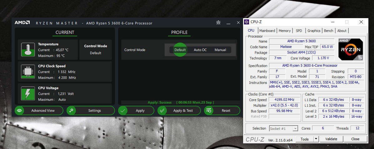 AMD Ryzen 5 3600 + Cooler Master Hyper 212 Black Edition