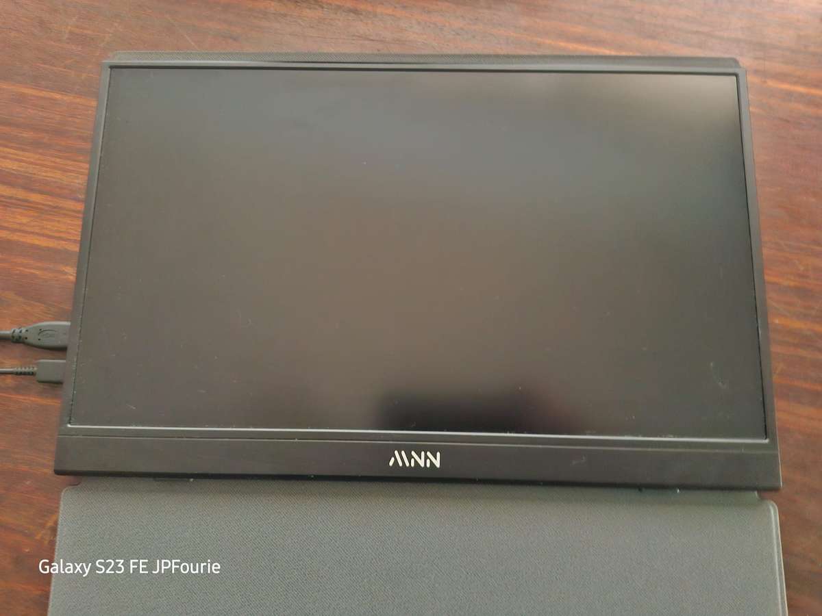 Portable Monitor 15.6inch FHD 1080P USB C HDMI Gaming Ultra-Slim IPS Display w/Smart Cover & Speaker