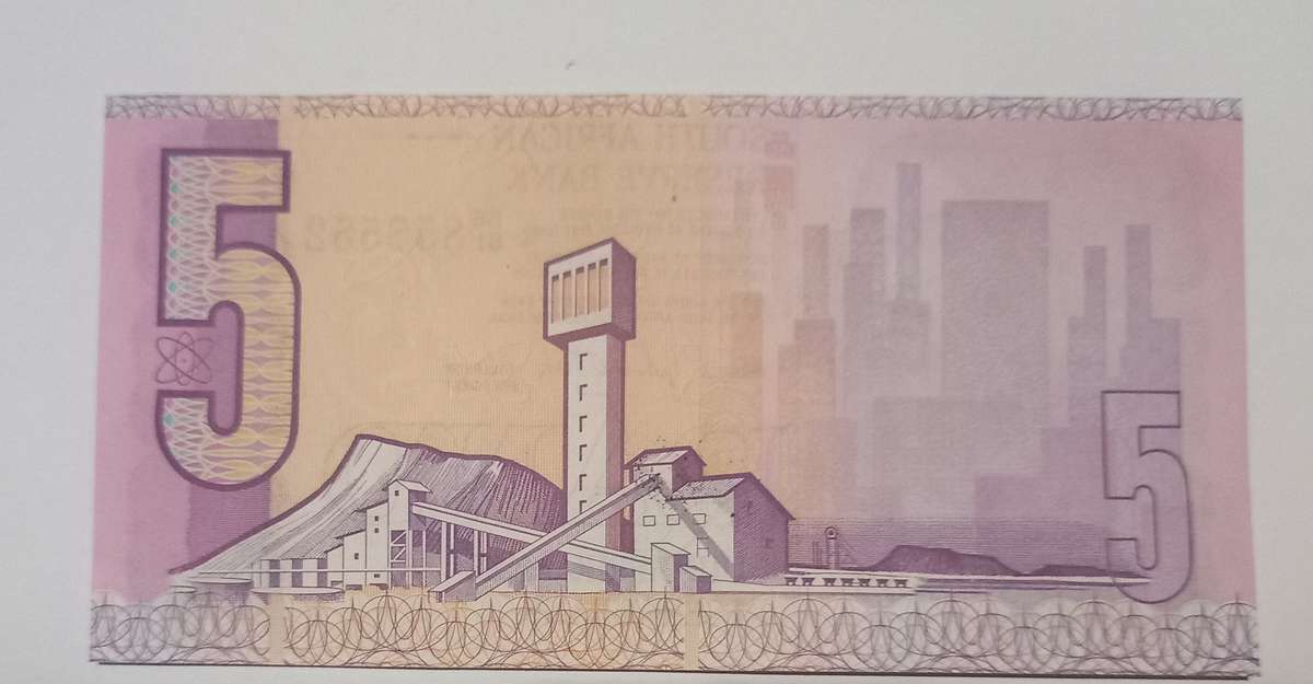 Mint R5 South African Bank note
